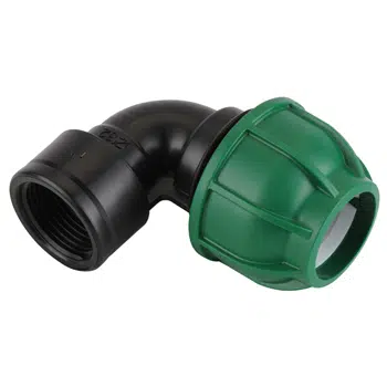 Female Elbow PP Compression Fitting - Image 2
