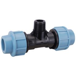 Male Tee HDPE Compression Fitting
