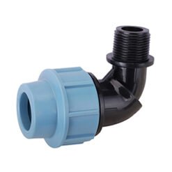 Male Elbow PP Compression Fitting