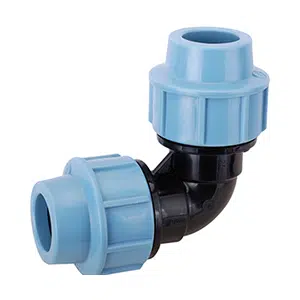 90 Equal Elbow PP Compression Fitting